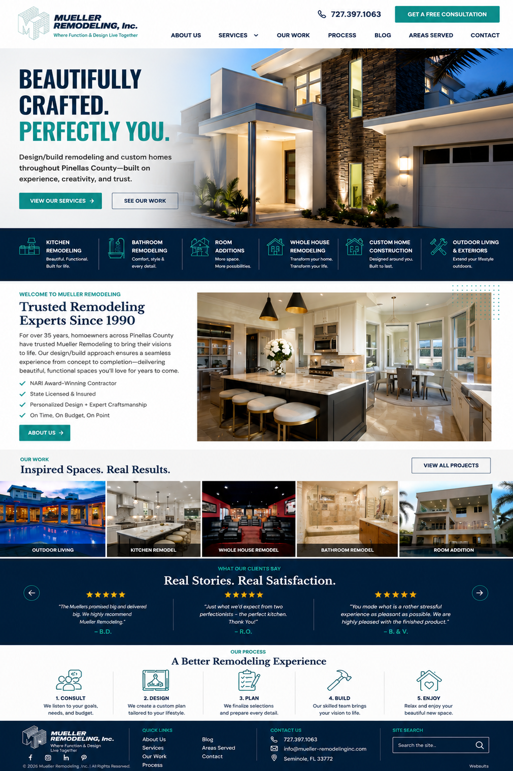 Mockup Home Page Design